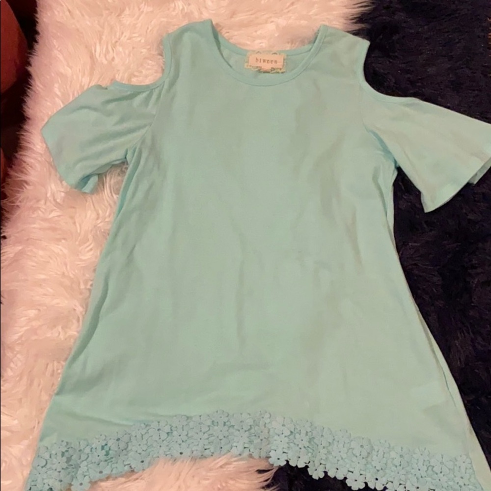 Kids 12 blue shirt
